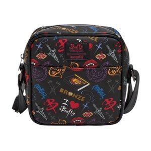 NEW Loungefly Buffy The Vampire Slayer Icons Crossbody Bag Purse